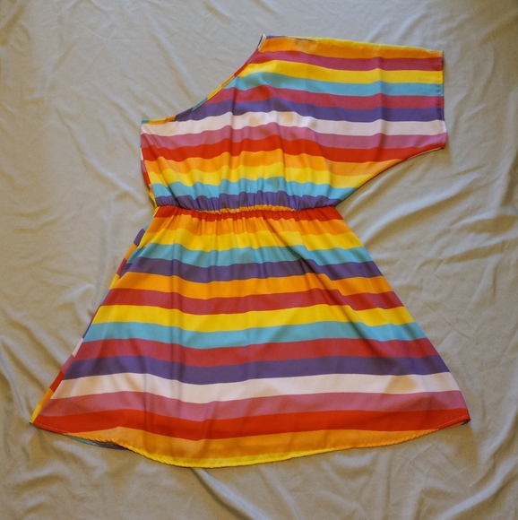 Fantastic Farm Rainbow Woman Dress Size M - Picture 2 of 10